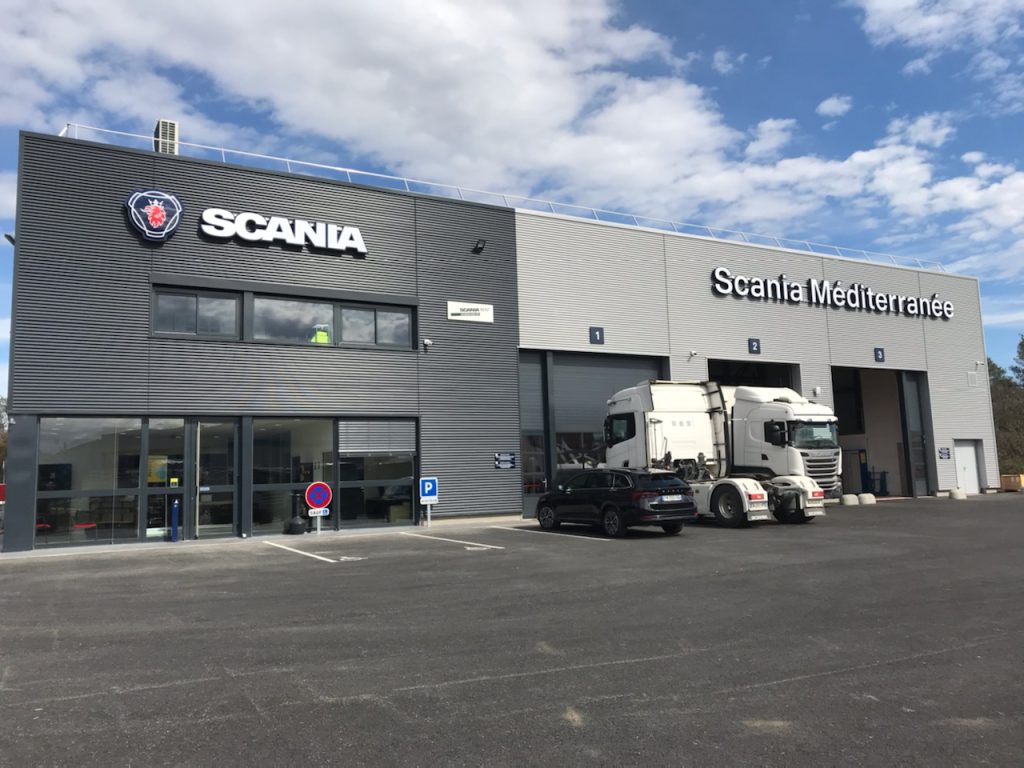 Projet automobile Scania réalisé et piloté par CG2i – conduite de travaux complète